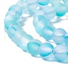 Synthetic Moonstone Beads Strands G-E573-01A-12-4