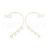 316 Stainless Steel Ear Cuff Findings STAS-H148-04G-2