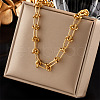 Stainless Steel Knot Thorn Link Chain Bracelets & Necklaces Sets WGD3F87-03-2