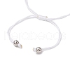Natural Apatite Beads Braided Bead Bracelets BJEW-TA00621-02-4