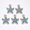 Alloy Enamel Pendants X-ENAM-S121-023C-2