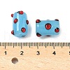 Handmade Lampwork Bumpy Beads LAMP-U004-03-3
