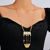 Heart and Geometric Shape Necklaces KJ8587-1