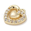 Brass with Cubic Zirconia Charms KK-Q817-02G-2