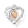 Natural Picture Jasper Pendants G-I322-04P-06-4