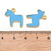 Alloy Enamel Animal Horse Pendants ENAM-M004-06G-3