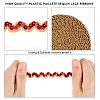 Plastic Paillette Lace OCOR-WH0032-29-4