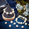 SUNNYCLUE 100Pcs ABS Plastic Imitation Pearl Bead KY-SC0002-04-4