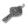 304 Stainless Steel Enamel Pendants STAS-G346-45P-2