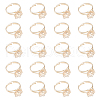 CHGCRAFT 20Pcs Adjustable Brass Finger Ring Findings DIY-CA0005-62-1