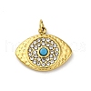 304 Stainless Steel Crystal Rhinestone Pendants STAS-E550-14G-1