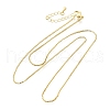1MM Brass Box Chain Necklaces NJEW-Z083-01G-4