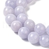 Natural Dyed White Jade Beads Strands G-M402-C04-04-3