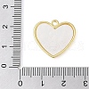 Alloy with Rhinestone Pendants ALRI-U001-03C-G-3