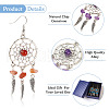 Brass Dangle Earring EJEW-TAC00017-14