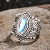 Alloy & Rhinestone Finger Rings for Women FS-WGA0E63-02-2