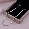 Stainless Steel Alloy Charm Anklets WG33B59-11-1