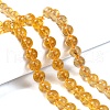 Natural Citrine Beads Strands G-E326-10mm-01-4