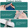 Curtain Acrylic Beaded Fringe Trim OCOR-WH0070-137A-4