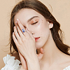 DICOSMETIC 1Pc Adjustable 925 Silver Ring Adjustable Ring Findings FIND-DC0006-66-6