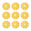 Hawaii Lemon Slice Resin Glitter Powder Pendants X-RESI-R337-5-1