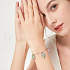 HOBBIESAY 30Pcs 5 Colors Alloy Enamel Pendants ENAM-HY0001-16-6