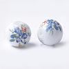 Printed & Spray Painted Glass Beads X-GLAA-S047-02B-10-2