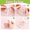   Paper Hair Clip Display Cards CDIS-PH0001-68-3