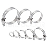 304 Stainless Steel Adjustable Worm Gear Hose Clamps STAS-UN0008-84P-1