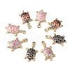 20Pcs 4 Colors Alloy Enamel Pendants ENAM-CJ0002-44-7