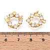 Brass Micro Pave Cubic Zirconia Pendants KK-N263-78B-G-3