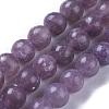 Natural Chinese Tourmaline Round Bead Strands G-N0078-6mm-13-1