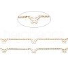Ion Plating(IP) 304 Stainless Steel Butterfly Link Cable Chains STAS-P254-09G-2