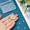 Beebeecraft 40Pcs Brass Spacer Beads KK-BBC0014-48S-3