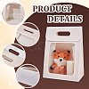 Folding Paper Gift Bags with Window ABAG-WH0045-20C-5