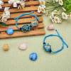 Adjustable Braided Nylon Cord Macrame Pouch Bracelet Making AJEW-SW00013-05-4