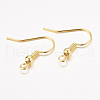 Brass Earring Hooks X-KK-S075-G-2
