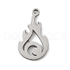 304 Stainless Steel Charms STAS-S174-18P-1
