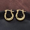 Chunky Huggie Hoop Earrings for Women X-EJEW-A064-11G-RS-2