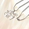 304 Stainless Steel Pendant Necklaces NJEW-P329-02P-3