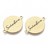 201 Stainless Steel Enamel Links connectors STAS-S079-144C-1