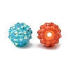 AB-Color Resin Rhinestone Beads RESI-S315-12x14-M-3