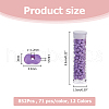 852Pcs 12 Colors Baking Paint Glass Seed Beads SEED-HS0001-05-2