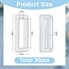 100Pcs Transparency Silicone Ring FIND-HS0001-19-2