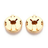 Brass Cufflinks KK-T074-63G-02-NR-1