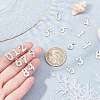 SUNNYCLUE 200Pcs 10 Style 201 Stainless Steel Charms STAS-SC0003-40-3