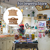 100Pcs Paper Bracelet Display Cards CDIS-WH0027-11B-02-7