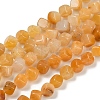 Natural Topaz Jade Beads Strands G-A257-A10-01-1