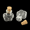 Flower Glass Bottle for Bead Containers X1-AJEW-R045-04-1