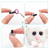   10 Bags 10 Colors Plastic Doll Eyes FIND-PH0018-07-4